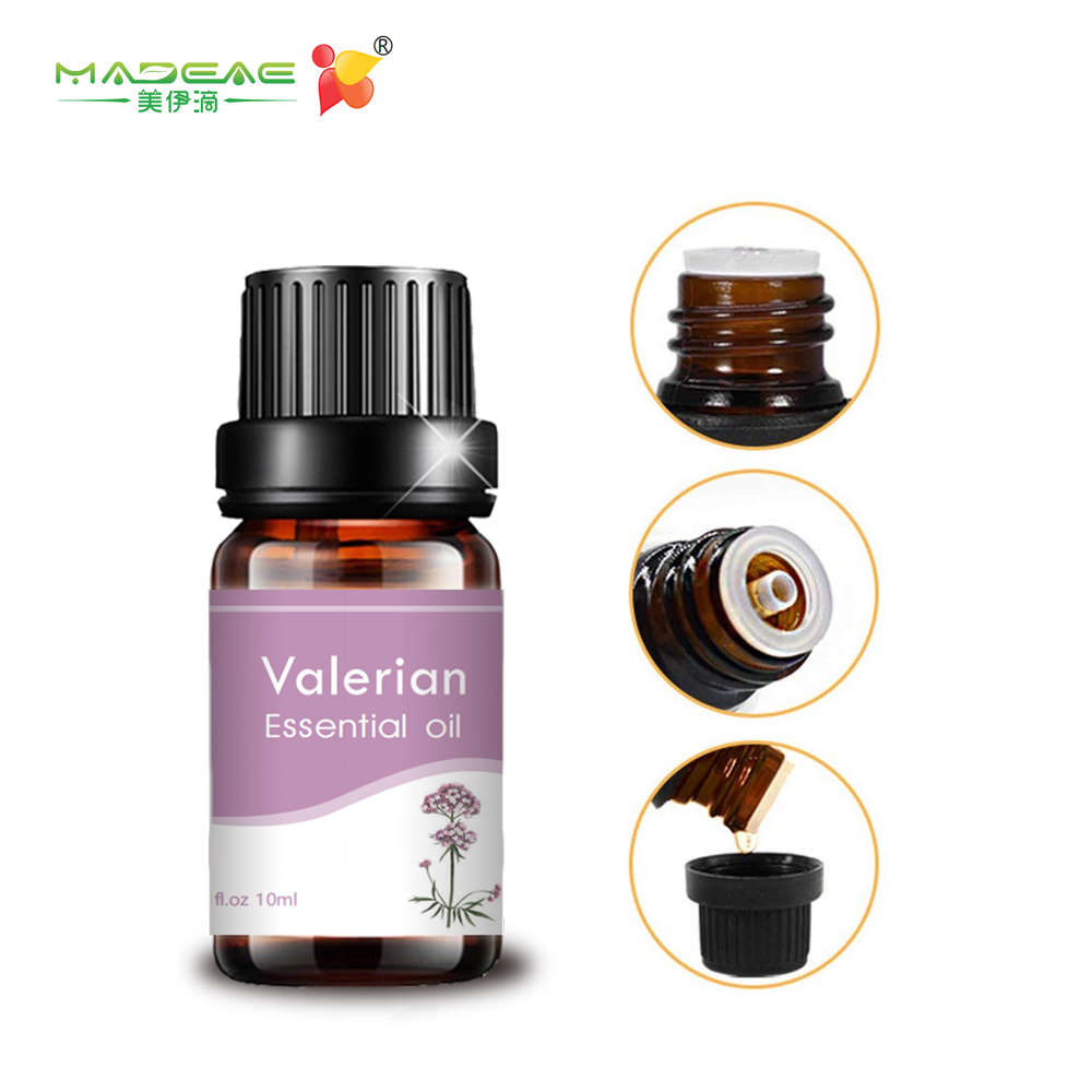 ฉลากส่วนตัวเกรดการบำบัดน้ำมัน Pure 10ml Valerian