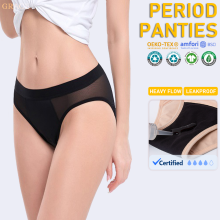 High Absorbency Reusable Menstrual Panties for Heavy Flows