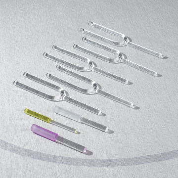 Q're Crystal Quartz Tuning Fork Note E
