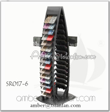 SR017-6 Granite Samples Display Stand , Marble Display Tower , Stone Promotion Rack