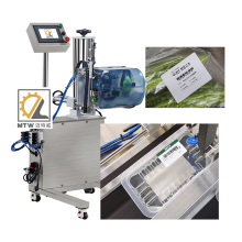 MTW Automatic Label Applicator for Bags with Date Printing
