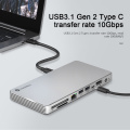 USB-C Thunderbolt 4 Docking 10 in 1 HUB