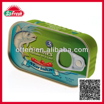 Factory canned sardines caning fish