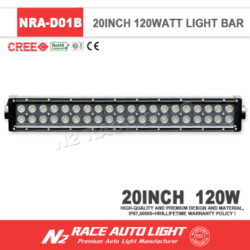 20inch 120w Led Light Bar Car Roof Top Light Bar Led Work Light Bar