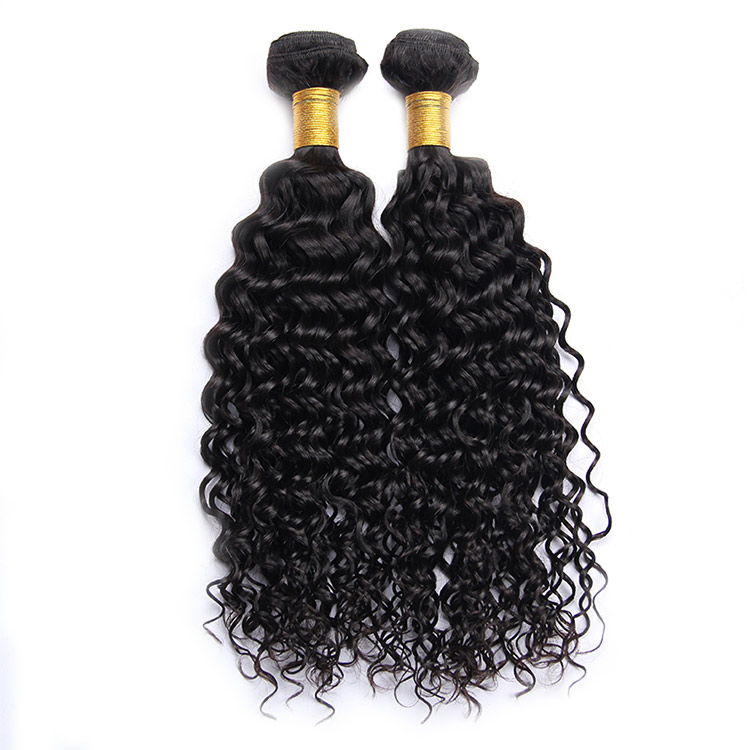 Indian virgin human hair extension loose deep water wave bundles