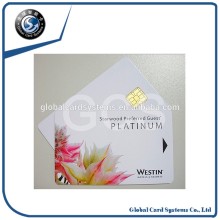 customized offset 4/4 printed plastic chip card