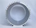 LED Heatsink Hollow Circular Heatsink Profile Aluminium