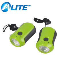 Wholesales Coloful Hand Crank Generator Flashlight