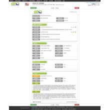 Resinas de curado: mostra de datos de importación dos EUA