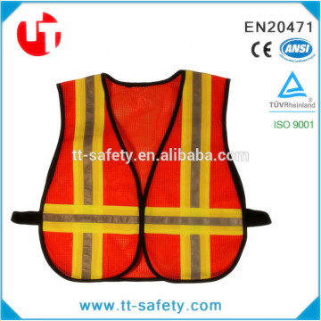 ANSI yellow orange reflective warning clothes coat for kids adults