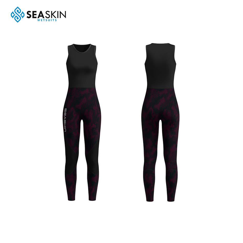 Seaskin Popular Long John Neoprene Wetsuit untuk Wanita