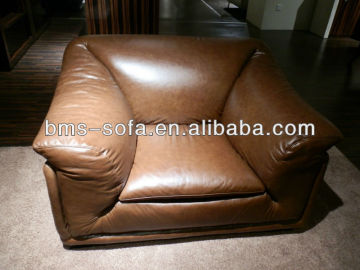 Vintage style leather sofa