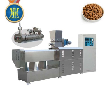 Pet food processing extruder machine
