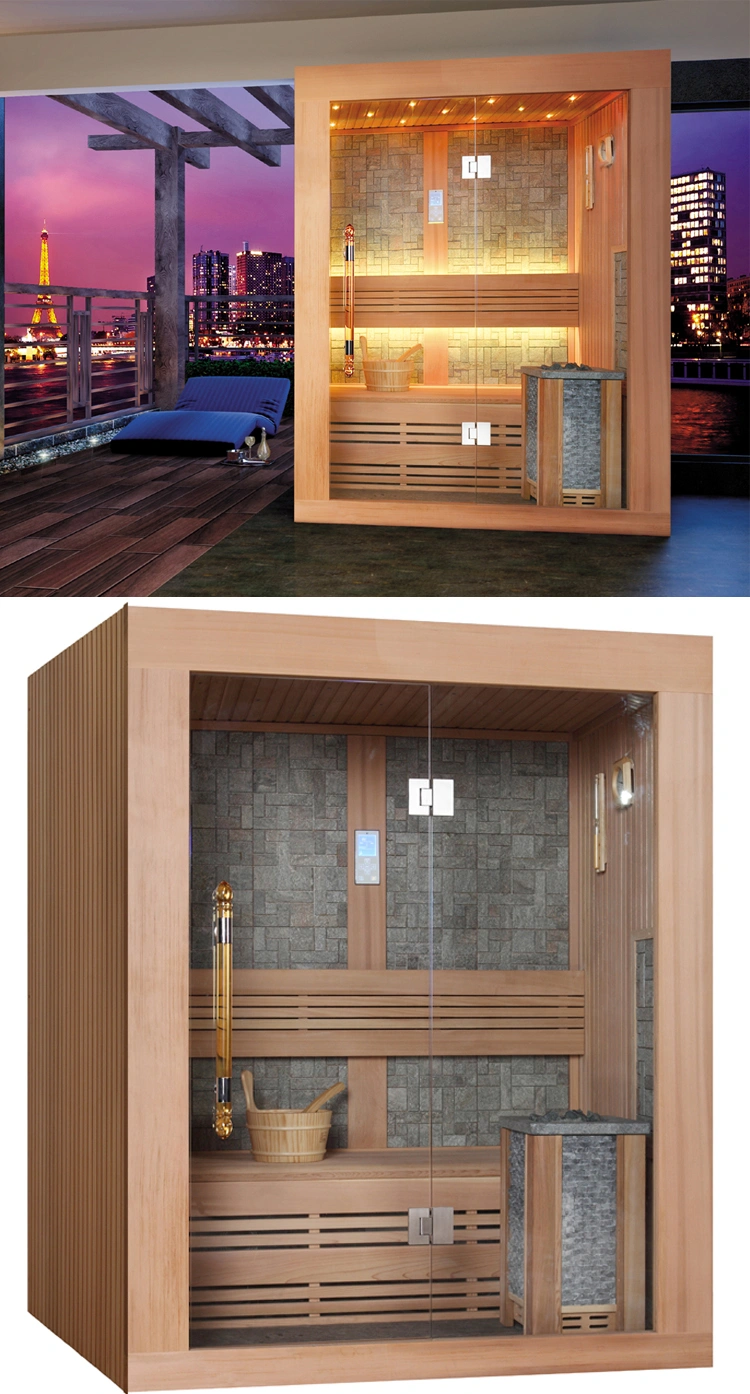 Foshan Manufacturer Charming LED Overhead Light Sauna Room Dry Steam