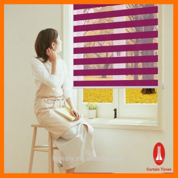 Electric Day & Night Zebra Roller Blind With Colorful Fabric