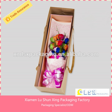 Packaging Factory flower creative design packing box cardboard rose flower packing box