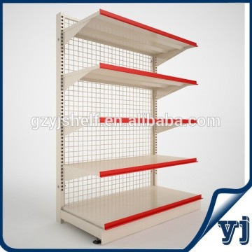 Single side wall wire shelving units/adjustable layers end shelving/industrial shelving units