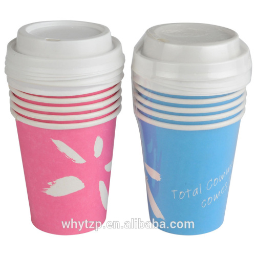 9oz Wholesale high-quality coffee and tea single wall paper cup
