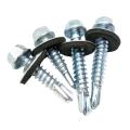 hex washer head screws steel