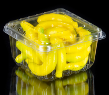 Fruit packaging boxes with vents