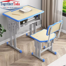 Adjustable Student Study Desks Chairs for School
