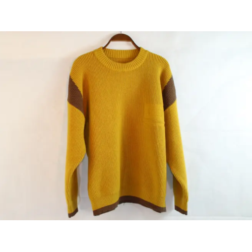 Ingwer lang gestrickter Pullover zum Verkauf