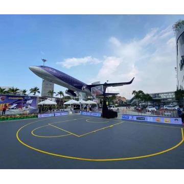 Pejabat FIBA ​​3 dengan 3 ubin lapangan basket