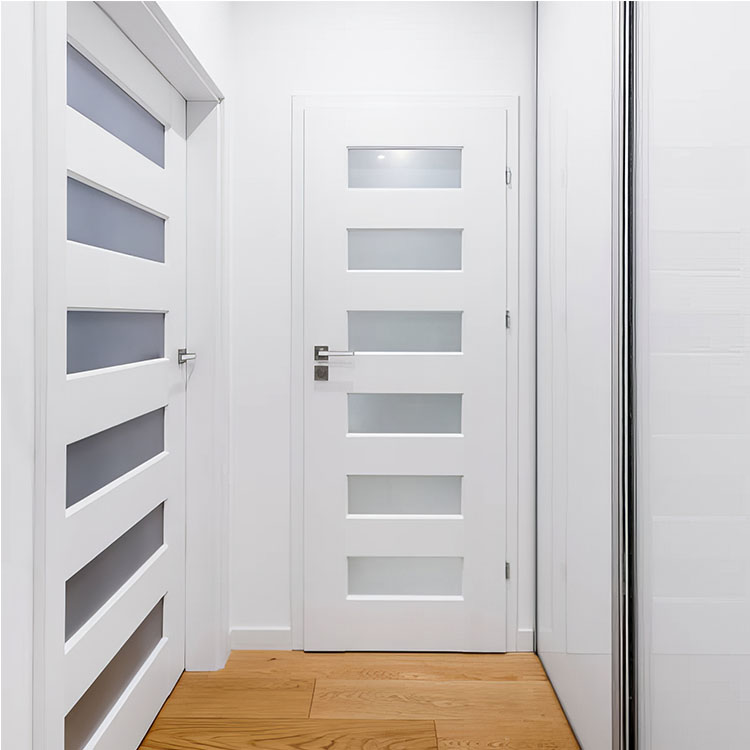 Others Polymer Modern Design Isreal Market Waterproof Interior Hollow WPC Door with Door Frame wpc