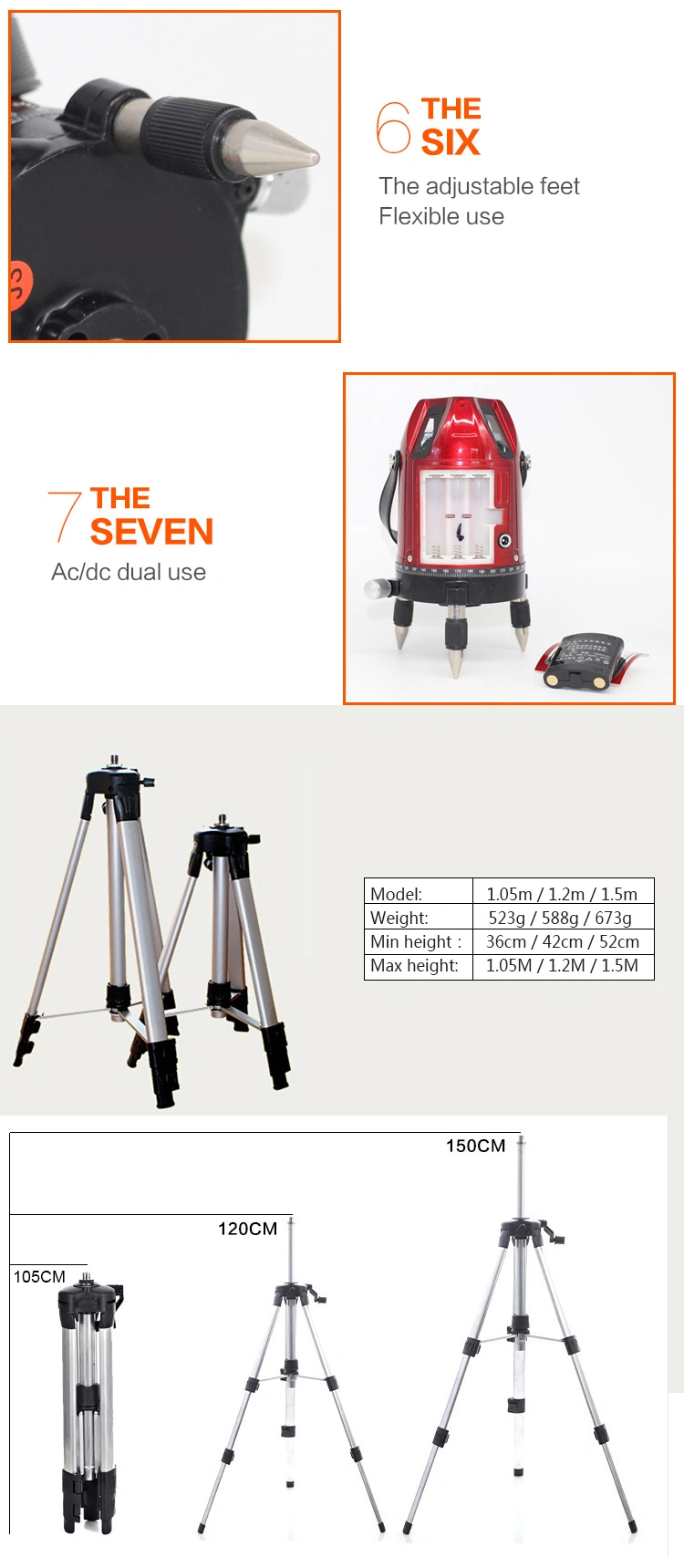 Construction Auto Self Leveling Rotary Cross Multi Line Cheap Plastic Digital Brand Laser Levels Ce Outdoor 360 Degree Prices