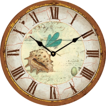 Sea Beach Glass Gift Deco Clock