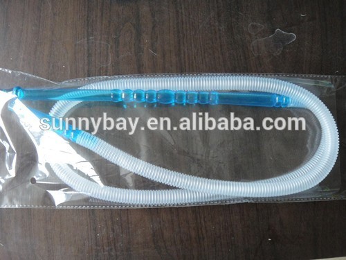 Factory direct sell colorful shisha hose disposable plastic hookah