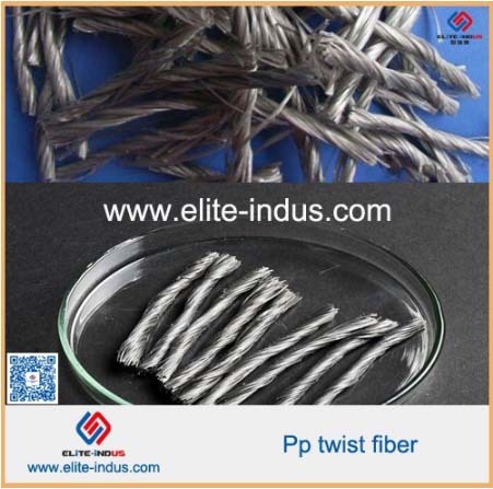 High Strength Concrete Additives PP Twist Fiber