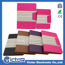 Match color tablet flip leather case for ipad air/2/3/4