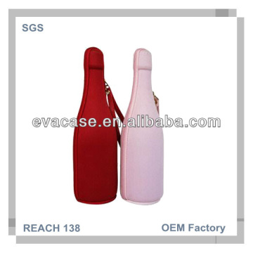 Bottle shape Protective eva wine case with handle