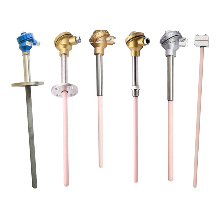 Thermowell s/b/r type high temperature sensor thermocouple with Flange