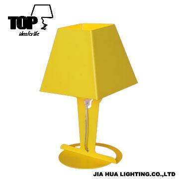 Yellow  Metal Table Lamp Lighting