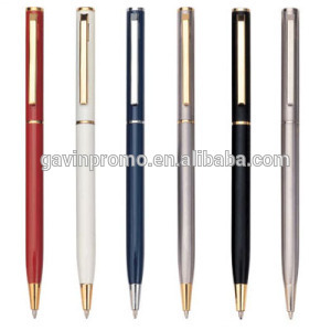 Slim cross metal ball pen, popular hotel pen