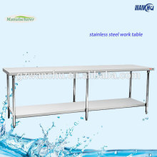 Assemble Commercial Restaurant Stainless Steel Long Kitchen Worktable
