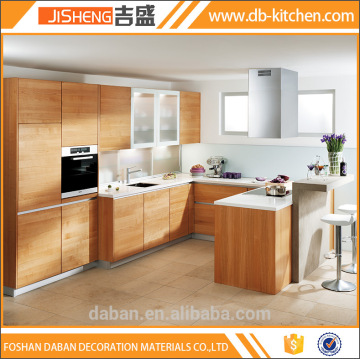 Commercial teak wood China kitchen cabinet