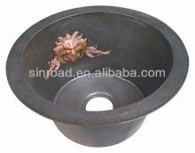 Decorative handcraft copper bar sinks