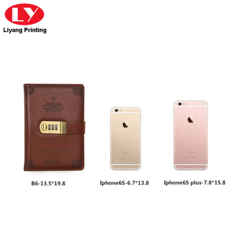 2022 Fashion PU Softcover Design Notebook With Lock