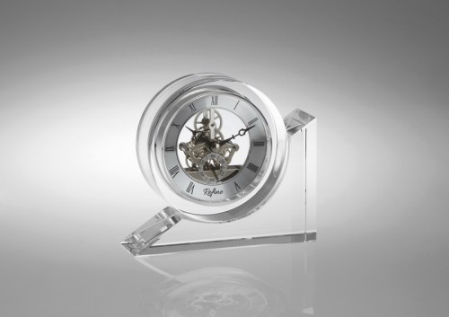 Decoration crystal clock,fashion art crystal crafts,home decorative crystal crafts