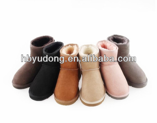 Fashion boots for ladies made of pure genuine sheepskin