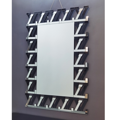 LV Alphabet Border Design Mirror