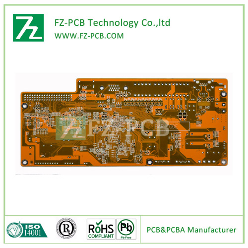 Kuning Solder 6 lapisan HASL Lf PCB Board