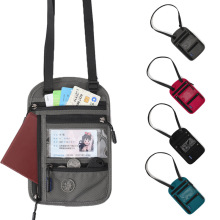 Women Men Passport Cover ID Credit Card Organizer Shoulder Neck Pouch Travel Wallet Phone Bag Waterproof Passport Holder" 

A suitable title based on the given phrase could be:

"Travel Wallet: Passport & Card Organizer with Shoulder Neck Pouch, Waterproo