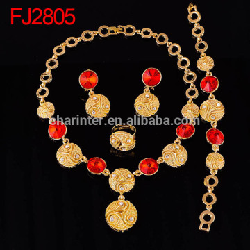 costume jewelry set fashion gold plating jewelry set