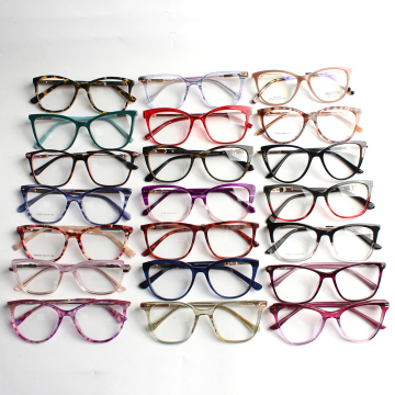 Assorted Cheap Acetate Eyewear Frames: Ready-Made Mixed Optical Glasses