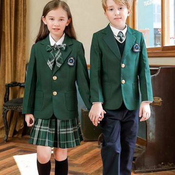 AOSHI School uniform winter high school uniform children design microfiber school uniform fabric
