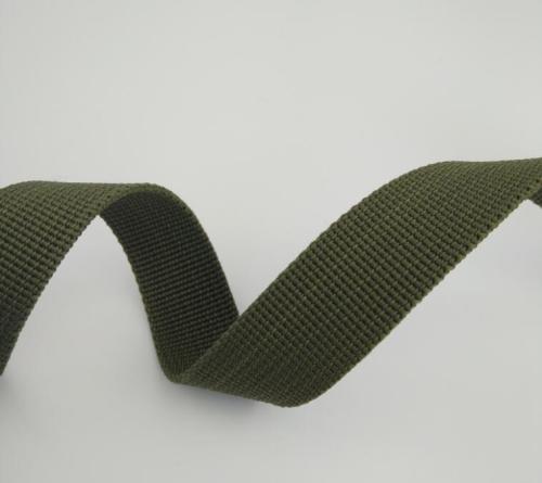Sẫm màu xanh lá cây rậm móc dây chuyền 2.0cm 600D rắn PP webbing PP mô hình ribbon